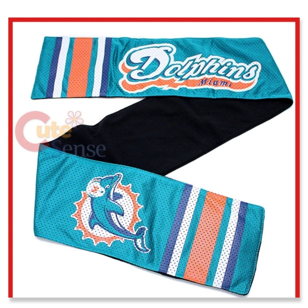 NWT MIAMI DOLPHINS JERSERY SCARF